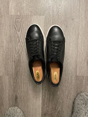Thursday boot company black premier low top sneakers with cedar shoe trees